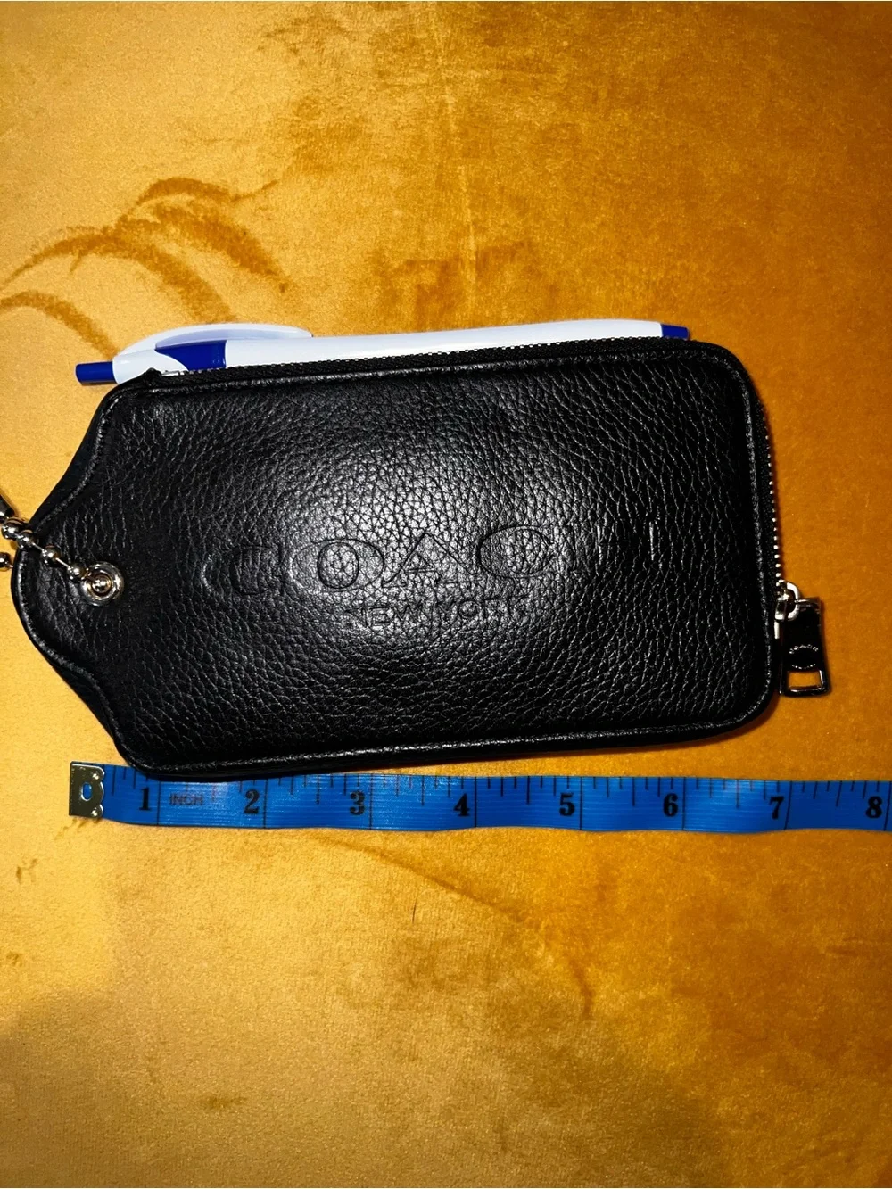 Coach pebbled leather